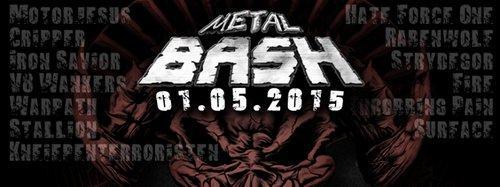 Metal Bash 2015 flyer