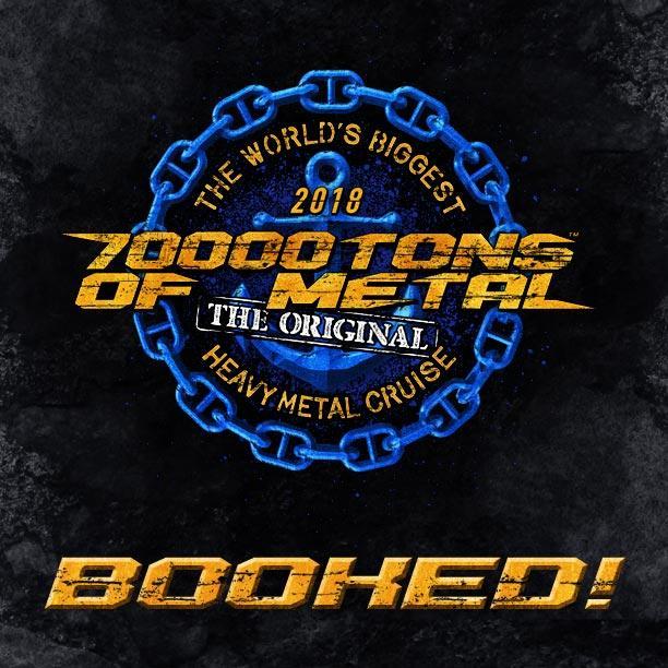 70000TONS OF METAL 2018 Badge