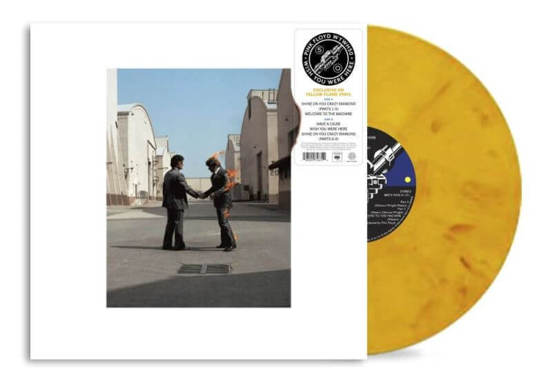 pink floyd wywh 50 yellow flame lp