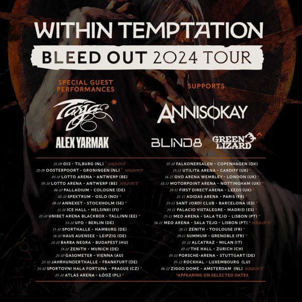 withintemptation tour2024