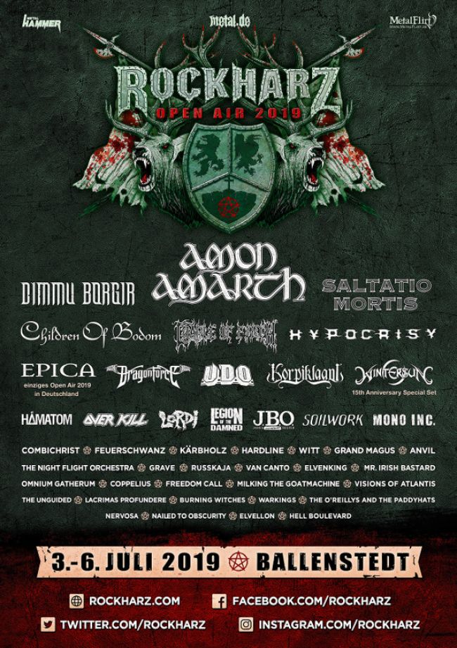 Das sind die Bands beim Rockharz 2019 - Jetzt Tickets sichern