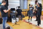 Bei den Aufnahmen des DRAGONY-Songs im Studio