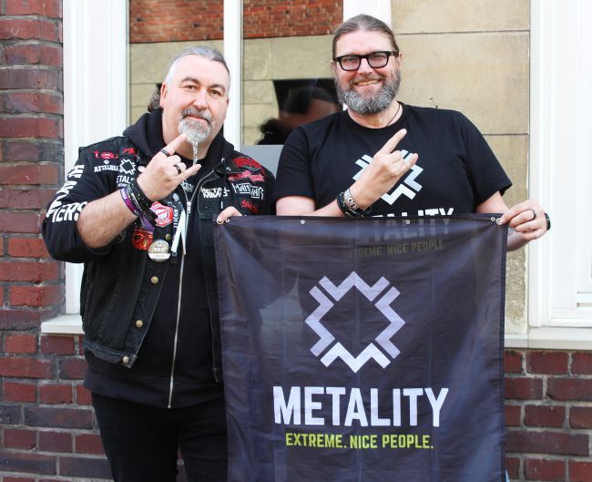 Mit Herz und Power dabei: Thorsten Tünte (l.) und Joachim „Acki“ Post (r.) leiten das Metality-Chapter in Münster