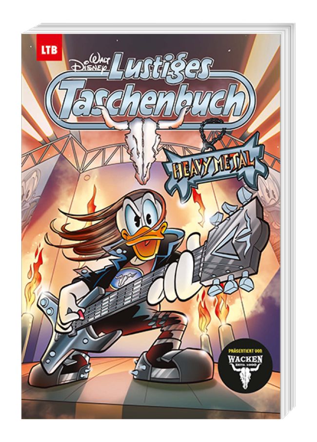 Das Lustige Taschenbuch "Heavy Metal" erscheint am 15.07.2025