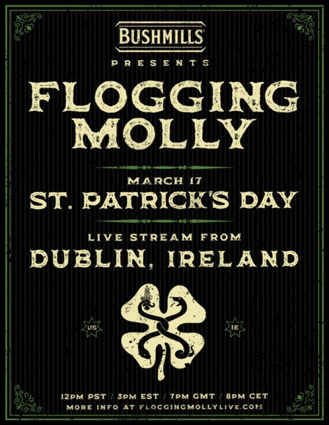 Flogging Molly Live Stream Event Am 17 03