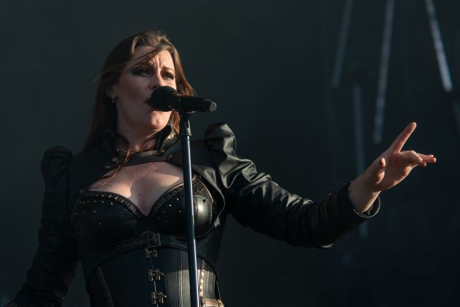 Ein Bild aus besseren Zeiten: NIGHTWISH mit Floor Jansen beim Hellfest 2022