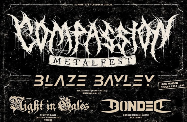 Compassion Metalfest mit BLAZE BAYLEY u.a. für den guten Zweck