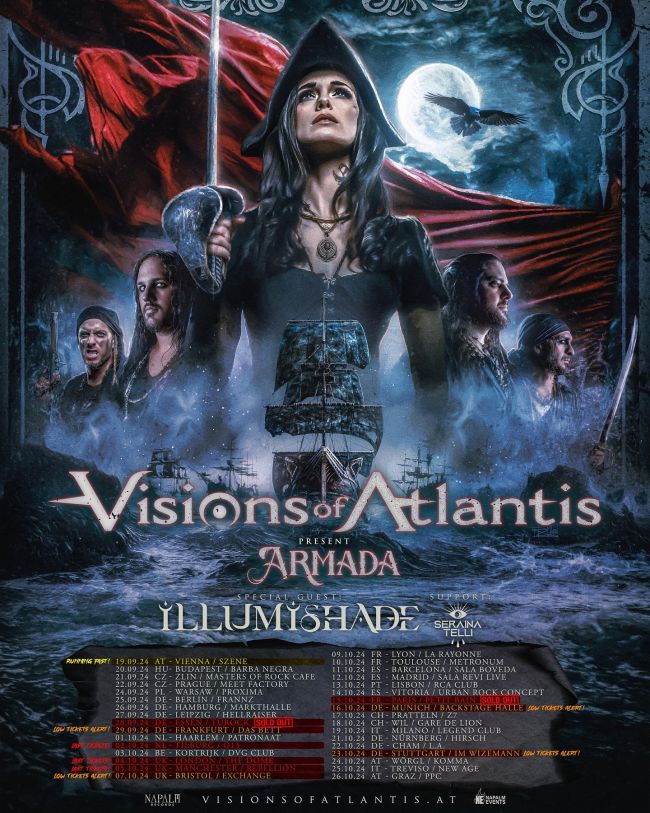 VISIONS OF ATLANTIS setzen Segel für die &quot;Armada&quot;-Tour