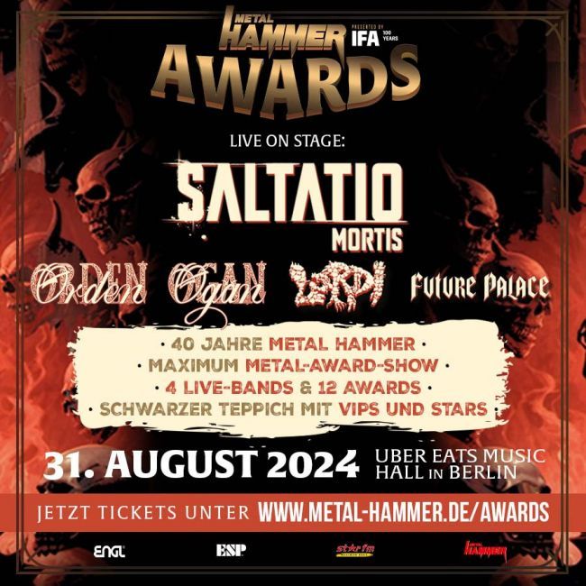 Die &quot;Metal Hammer Awards&quot; 2024 steigen am 31.08.2024 in Berlin