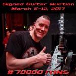 70000Tons of Metal versteigert All Star Jam Gitarre - Jammen für einen guten Zweck